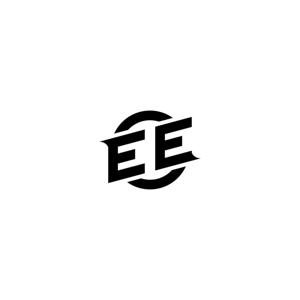 EE Premium esport logo design Initials vector