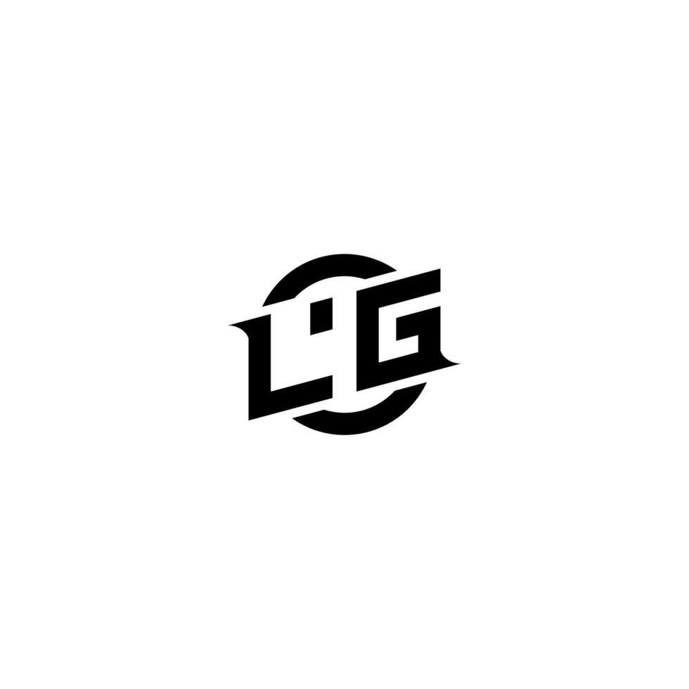 lg prima deporte logo diseño iniciales vector