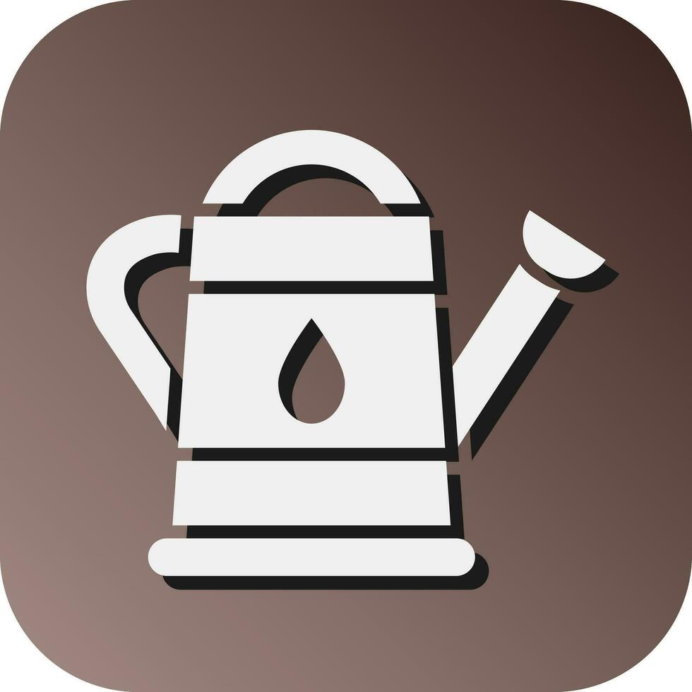 Watering Can  Vector Glyph Gradient Background Icon For Personal And Commercial Use.
