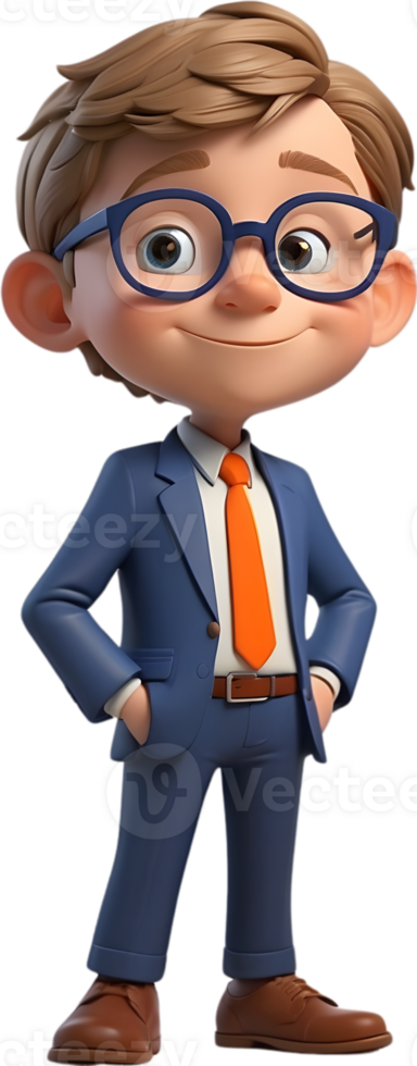 AI generated Cartoon boy with occupation illustration, cute little worker graphic, diverse professions artwork, boy in uniform design, career exploration concept, occupation character illustration png