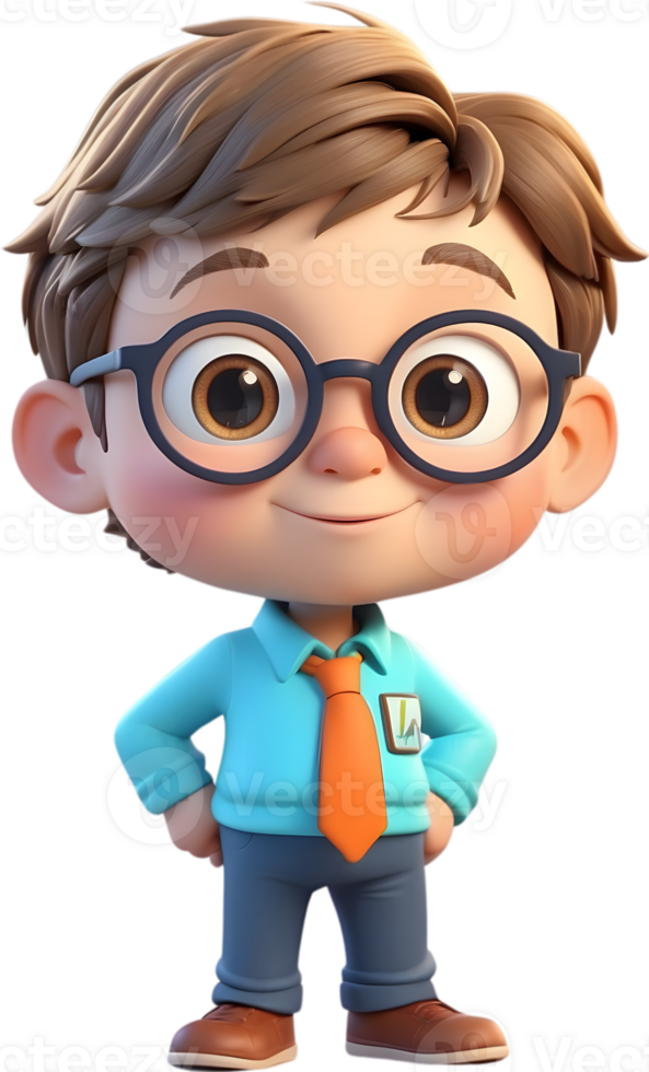 AI generated Cartoon boy with occupation illustration, cute little worker graphic, diverse professions artwork, boy in uniform design, career exploration concept, occupation character illustration png