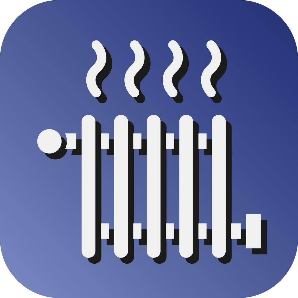 Heat Radiator  Vector Glyph Gradient Background Icon For Personal And Commercial Use.