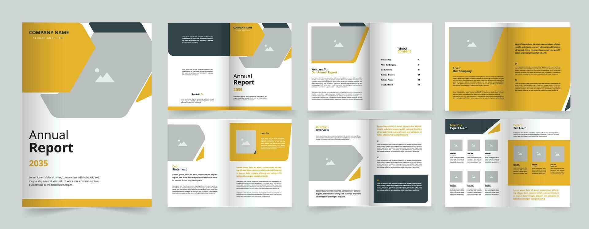 Company Profile or Annual Report Design Template , professional Company Profile or Annual Report vector