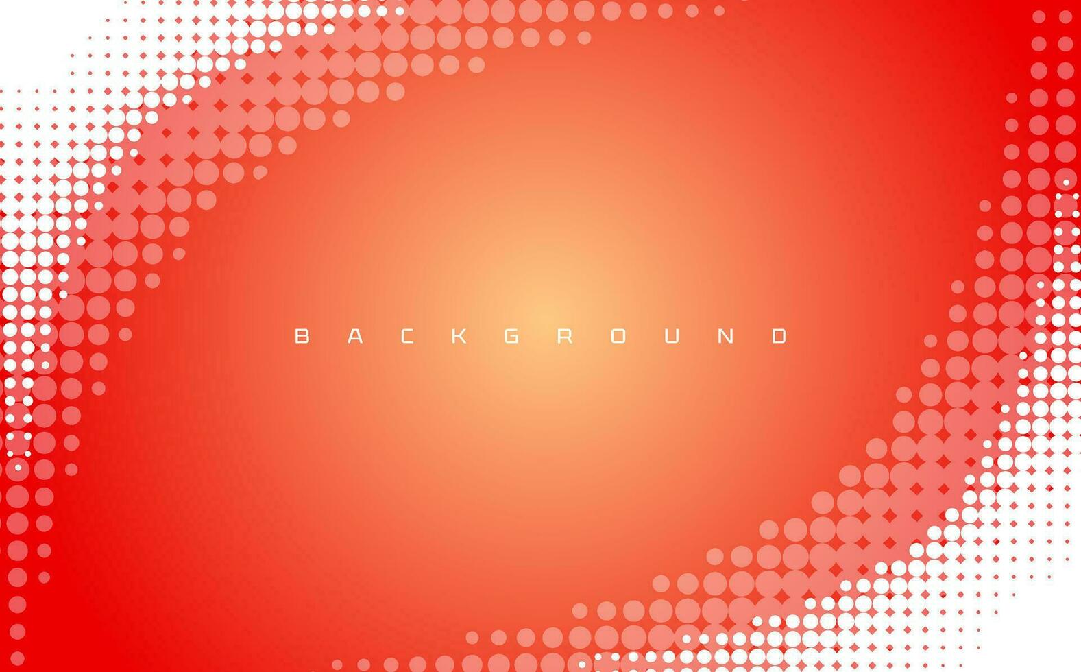 Abstract halftone orange white gradient vector background design