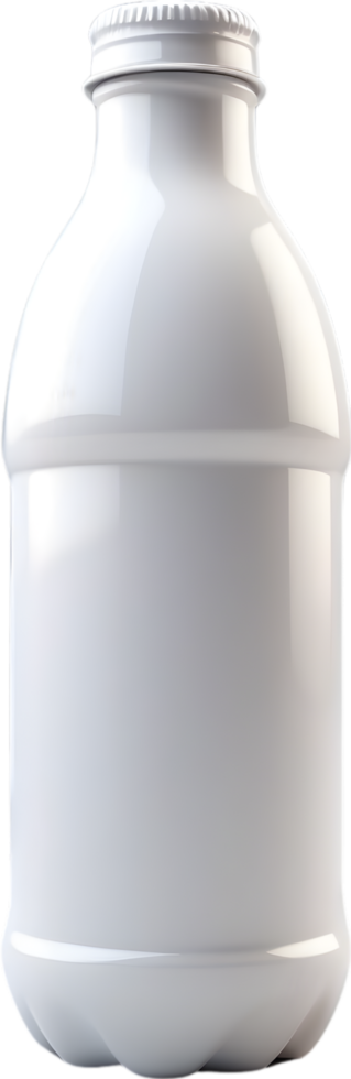 AI generated mockup one bottle of one liquid on a transparent background png