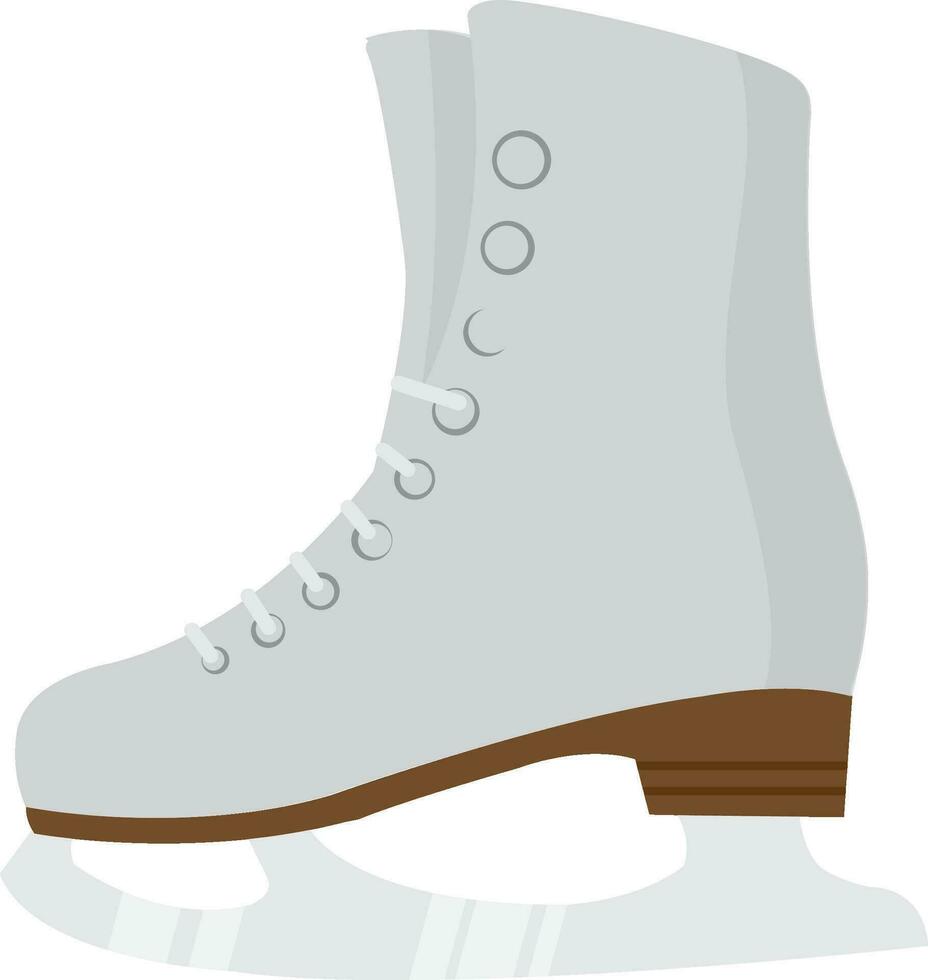 hielo figura patinar icono- vector ilustración