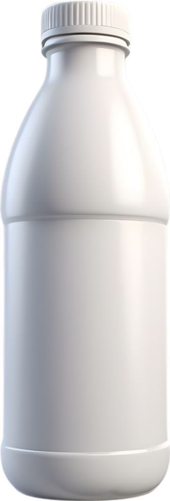 AI generated mockup one bottle of one liquid on a transparent background png