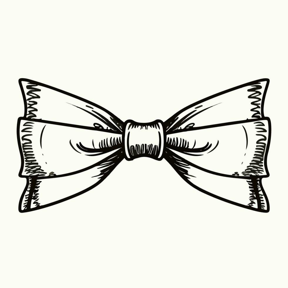 bow tie vector illustration
