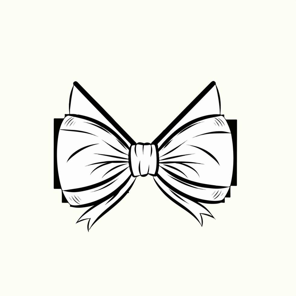 bow tie vector illustration