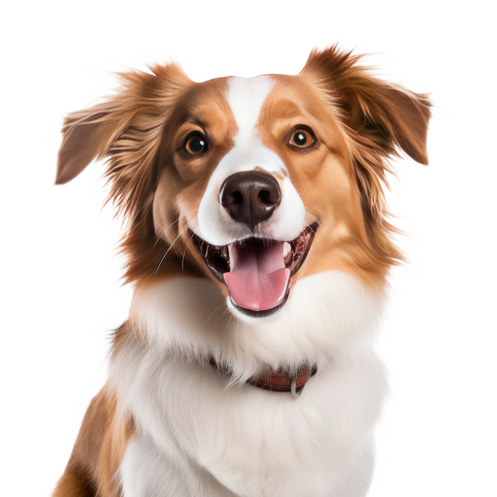 AI generated Dog on transparent background. png