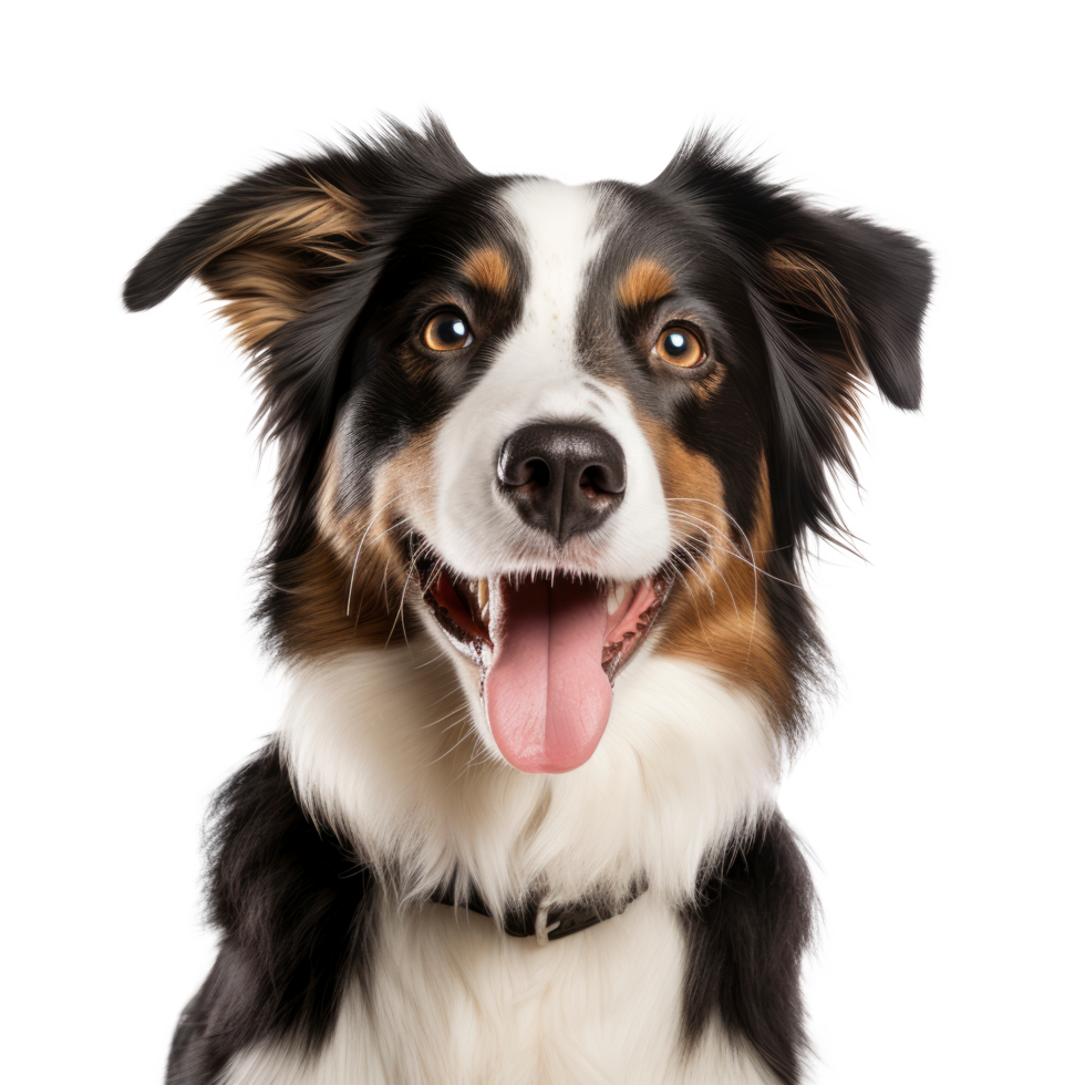 AI generated dog on transparent background. png