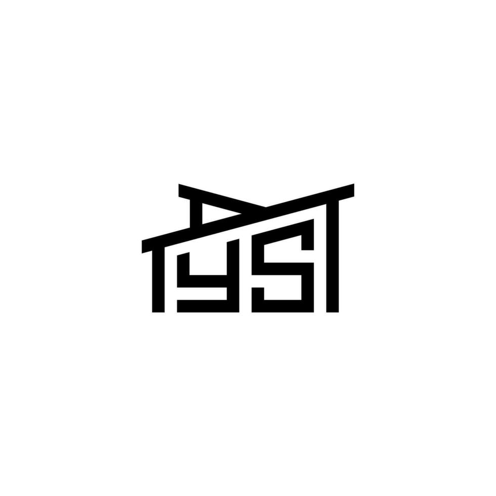 YS Initial Letter in Real Estate Logo concept 35672629 Vector Art at