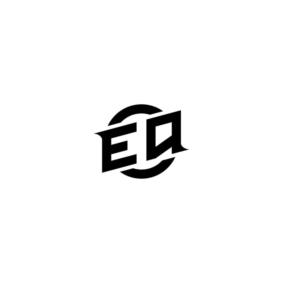 EQ Premium esport logo design Initials vector