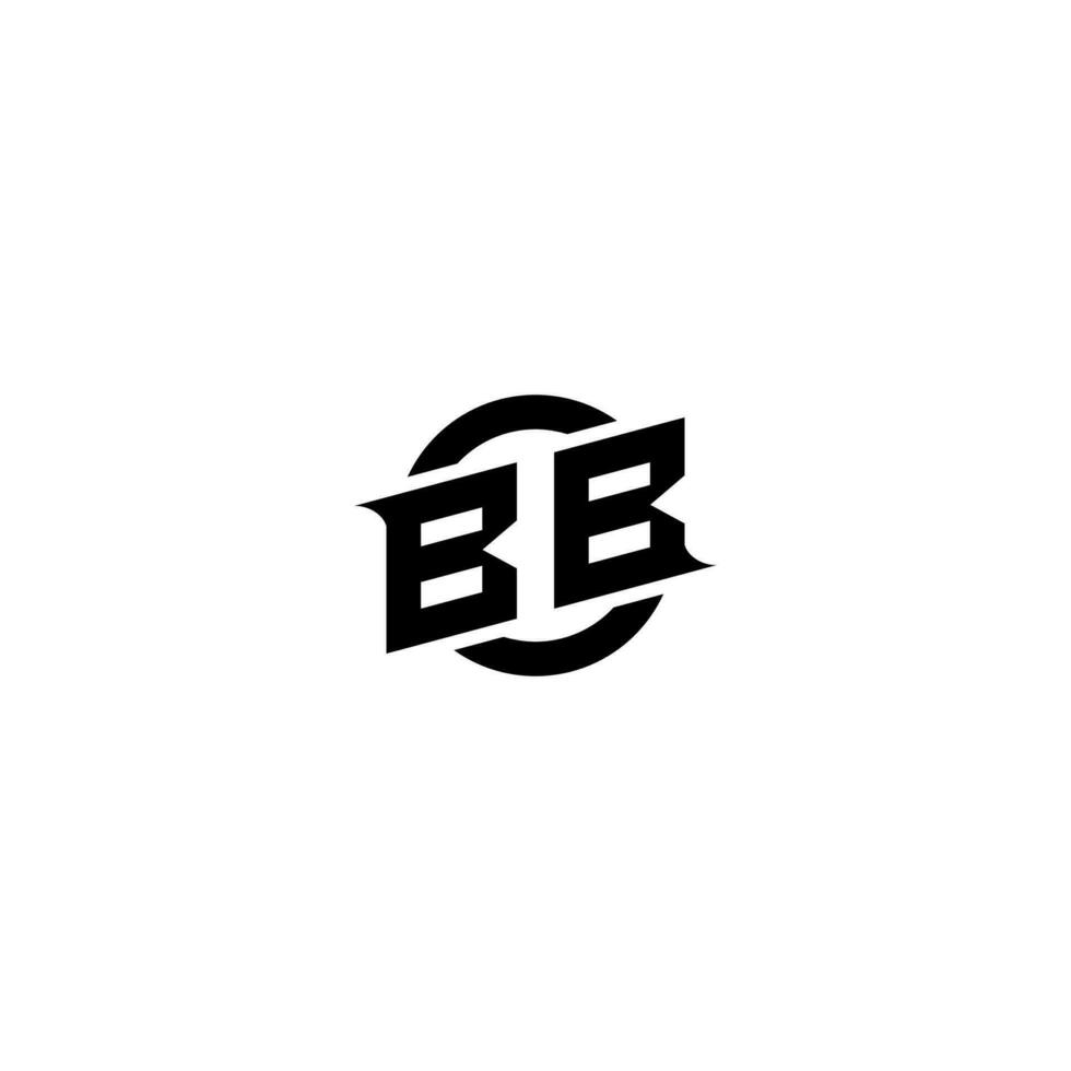BB Premium esport logo design Initials vector