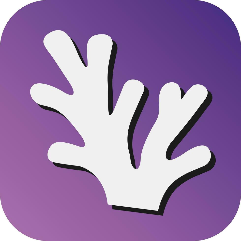 Coral Reef Vector Glyph Gradient Background Icon For Personal And Commercial Use.
