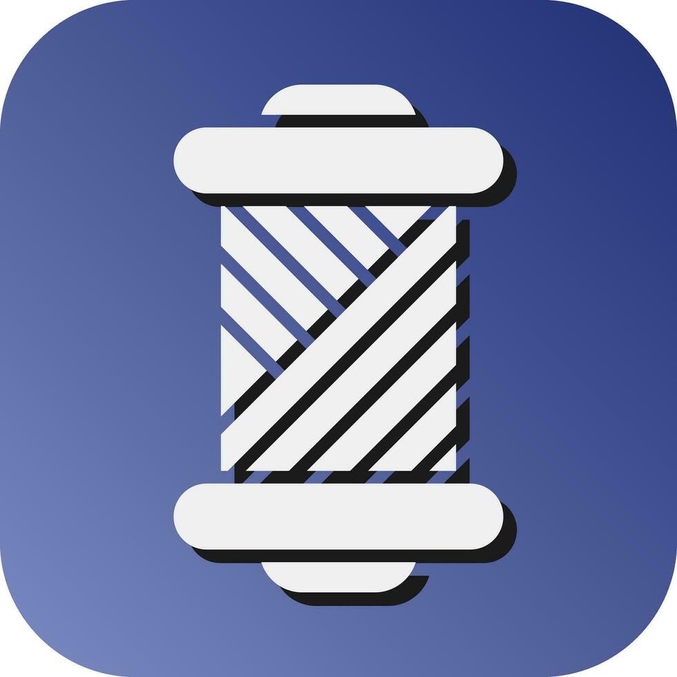 Spool Vector Glyph Gradient Background Icon For Personal And Commercial Use.