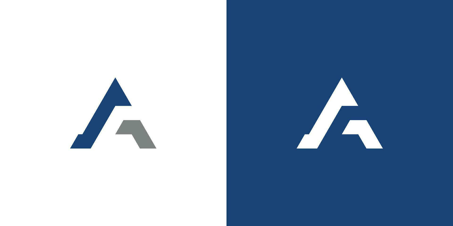Modern monogram logo design in the form of letters C and A vector