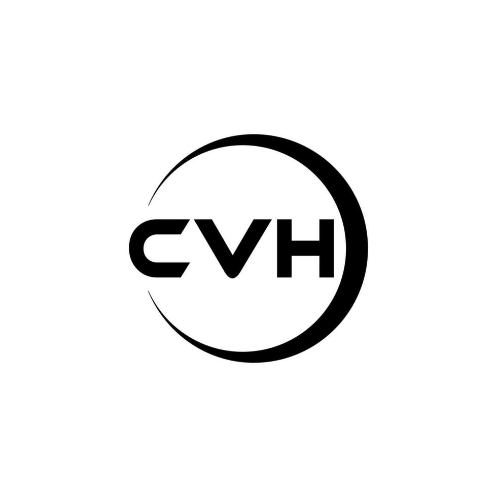 cvh letra logo diseño, inspiración para un único identidad. moderno elegancia y creativo diseño. filigrana tu éxito con el sorprendentes esta logo. vector