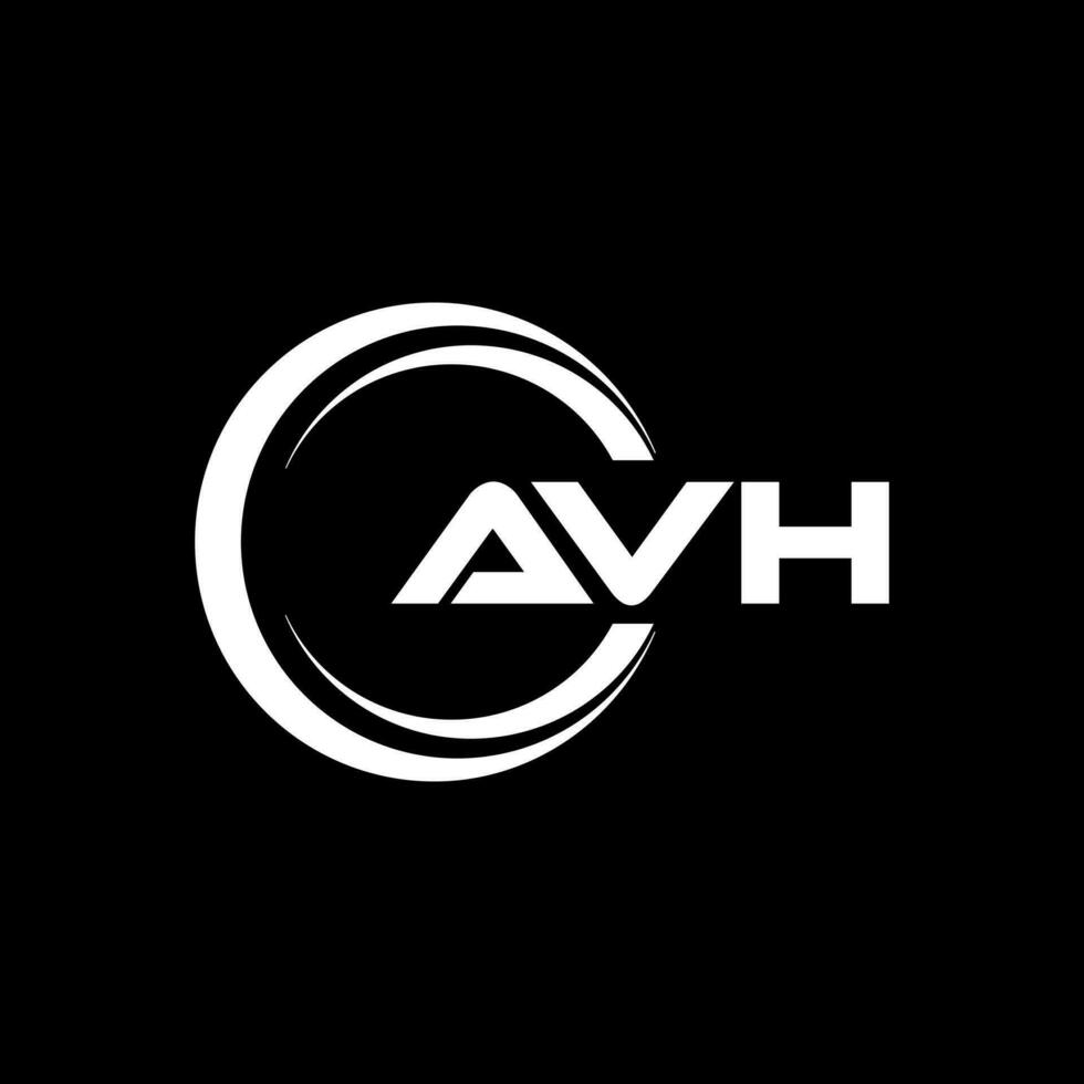 AVH Letter Logo Design, Inspiration for a Unique Identity. Modern Elegance and Creative Design. Watermark Your Success with the Striking this Logo. vector