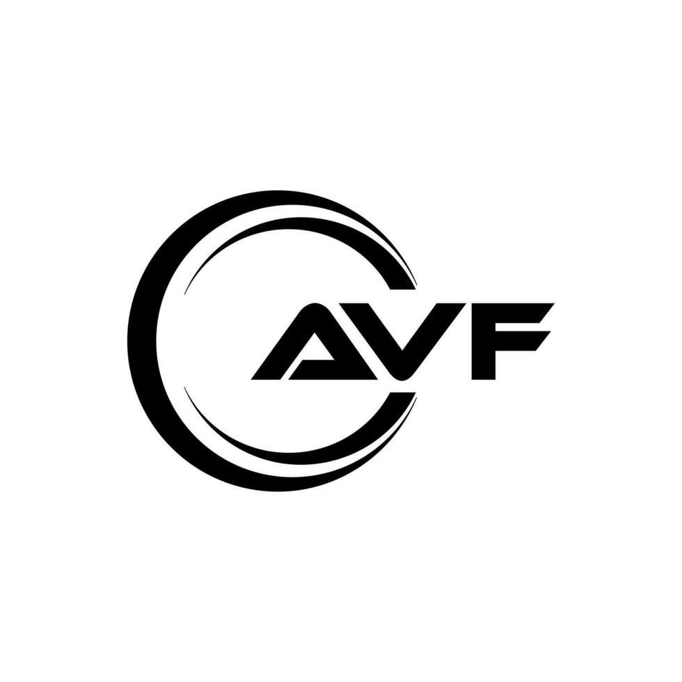 AVF Letter Logo Design, Inspiration for a Unique Identity. Modern Elegance and Creative Design. Watermark Your Success with the Striking this Logo. vector