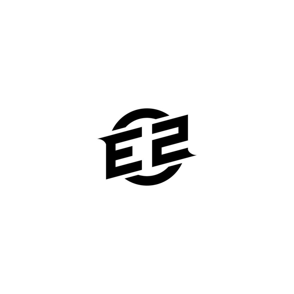 EZ Premium esport logo design Initials vector