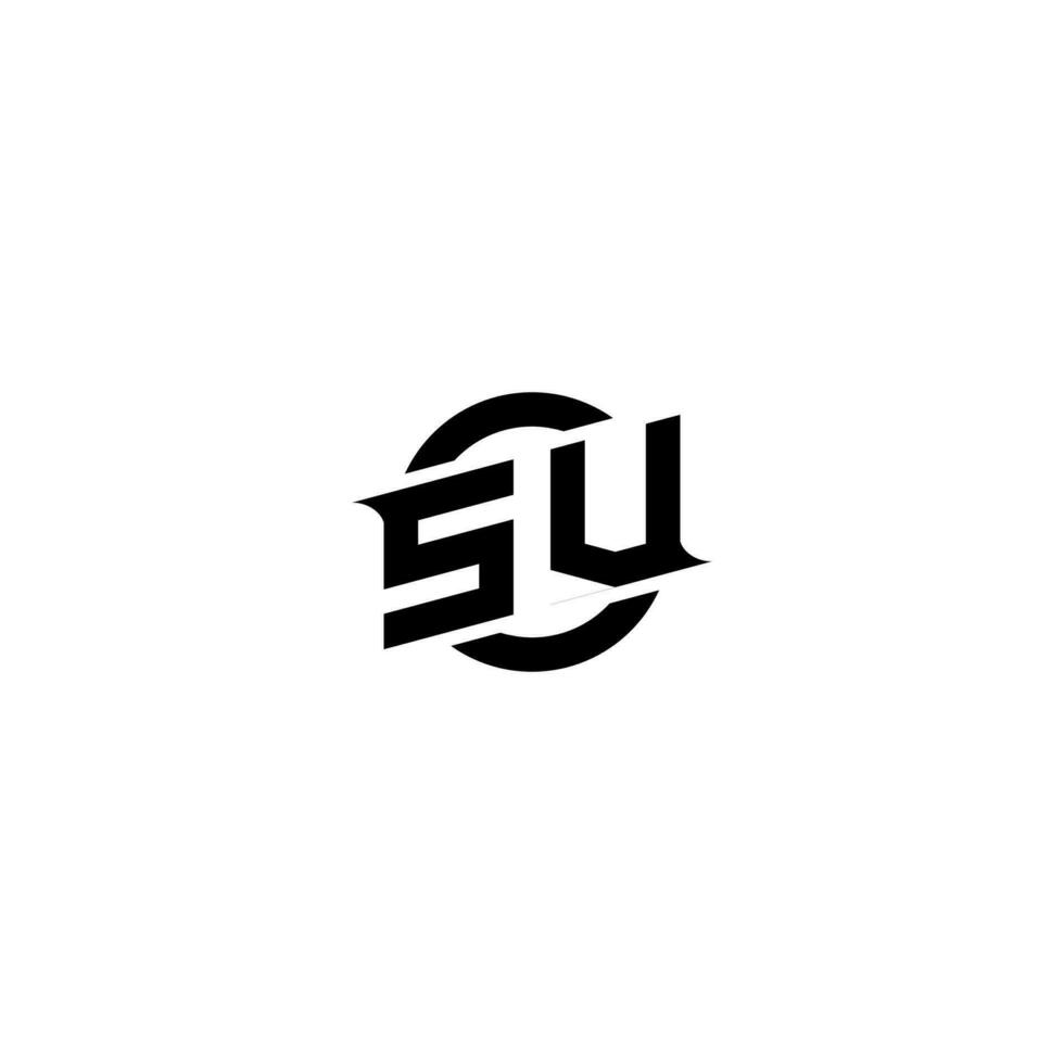 SV Premium esport logo design Initials vector