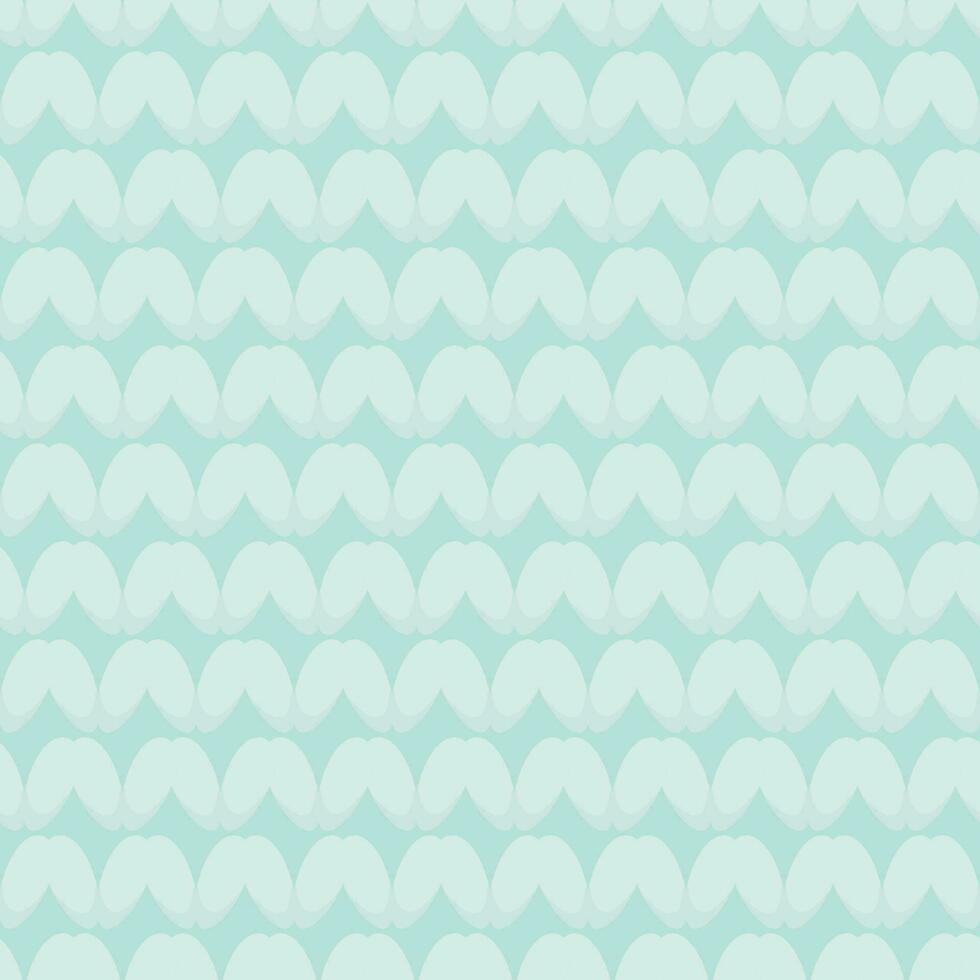 Blue seamless knitted pattern from knitting loops vector
