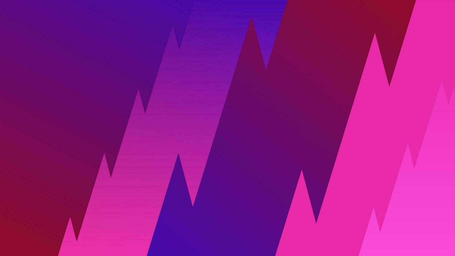 Zigzag pink magenta purple background. EPL Premier League thumbnail video print web background. vector