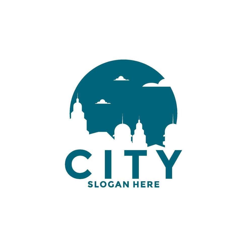 City Logo design, City Modern Skyline Vector logo Template