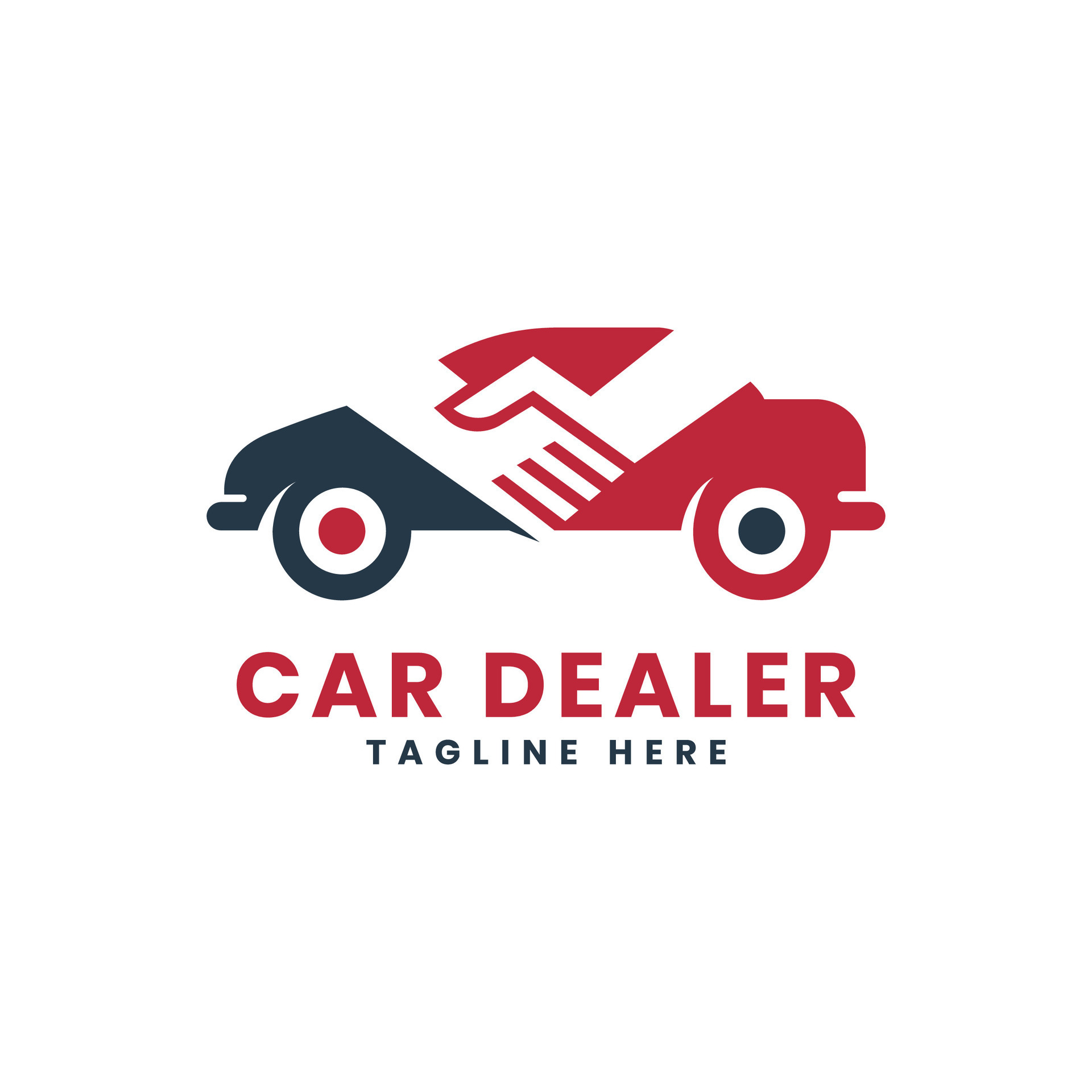Car Dealer Car Trader Logo design concept for automotive and car rental
