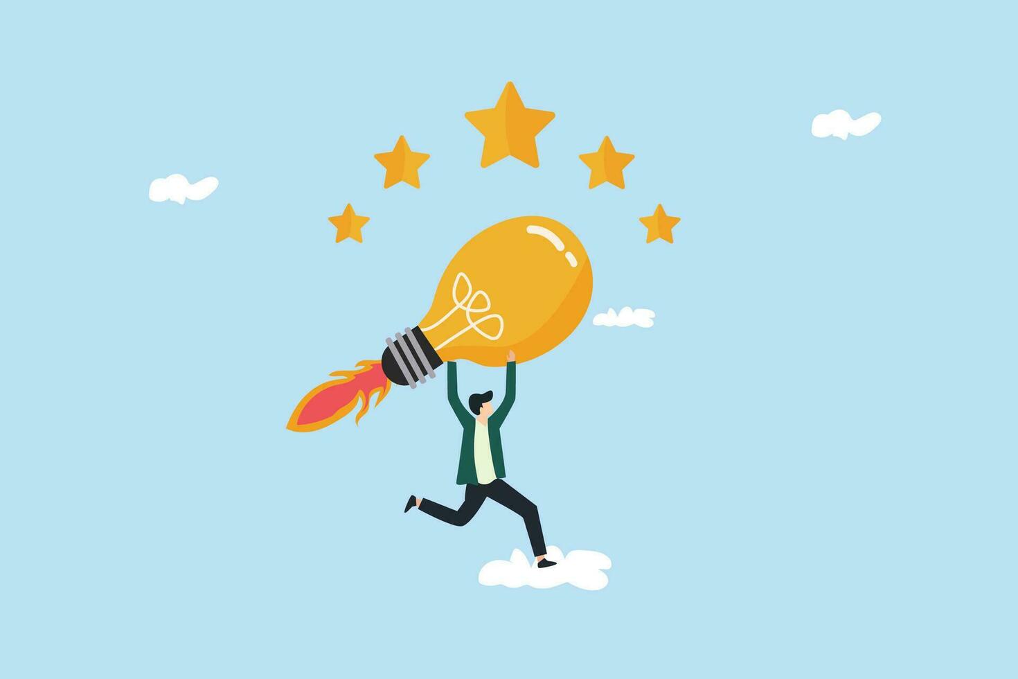 People give review rating and feedback. Flat vector illustration. Customer choice. Rank rating stars feedback