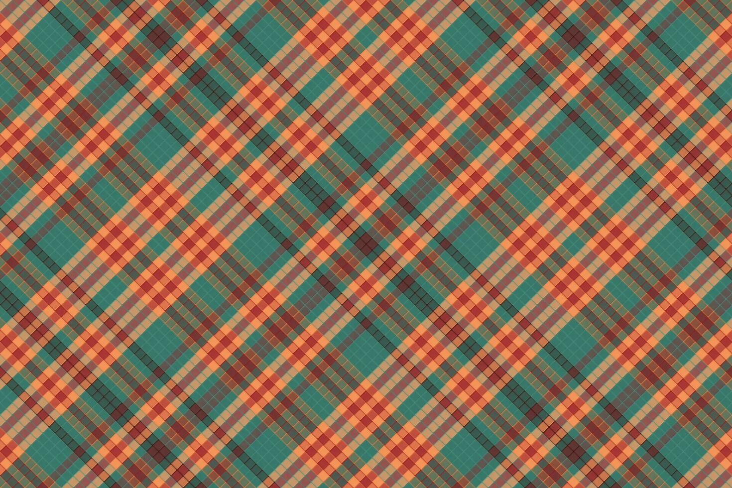 Tartan plaid pattern with texture and summer color. vector