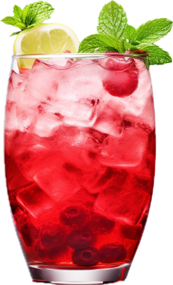 AI generated red homemade drink png