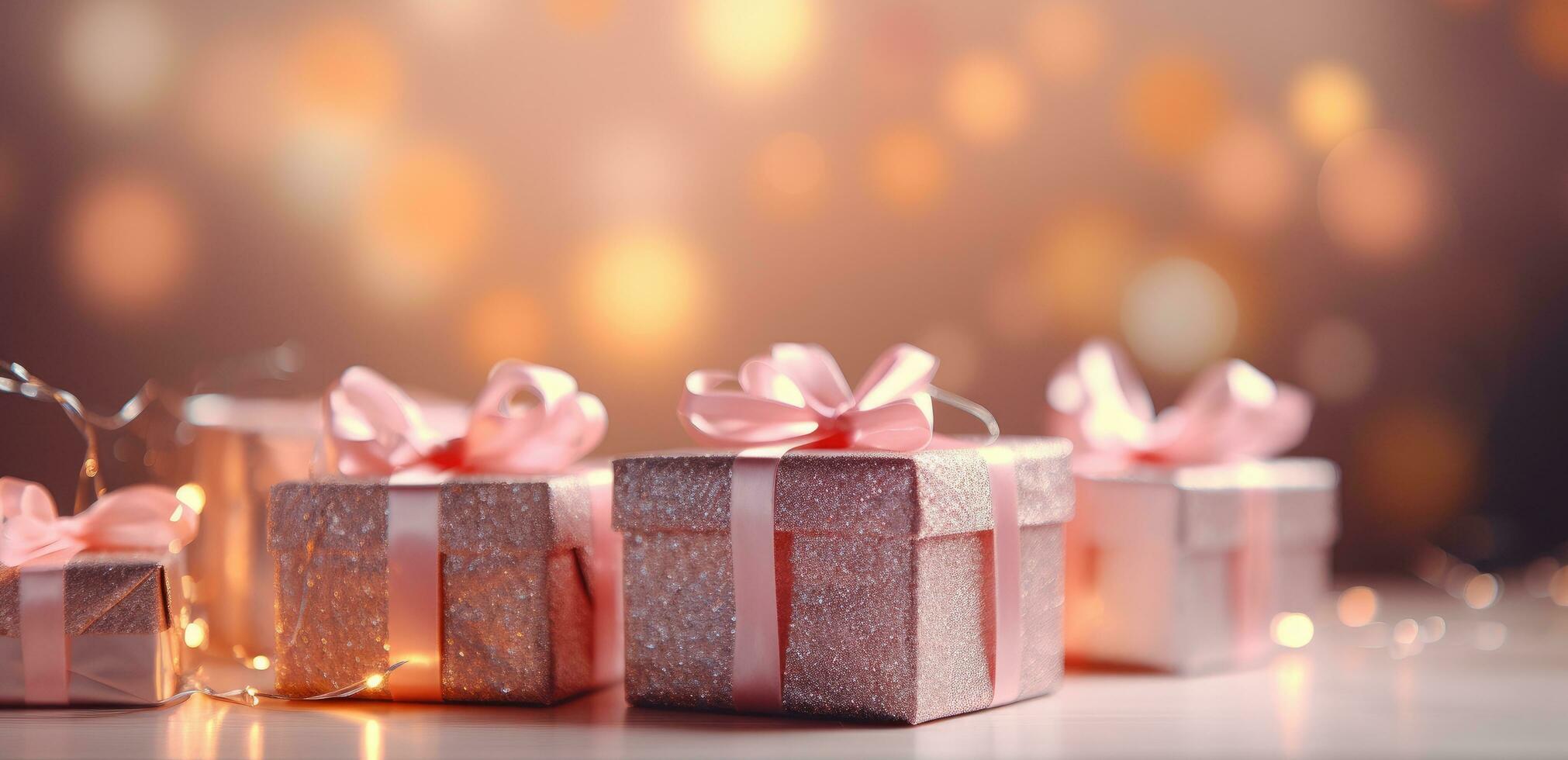 AI generated gifts inside different wrapping photo