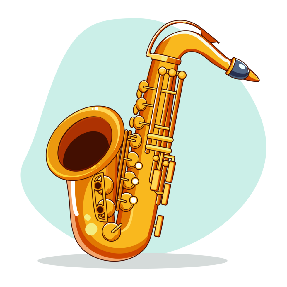 saxofone musical instrumento Projeto png