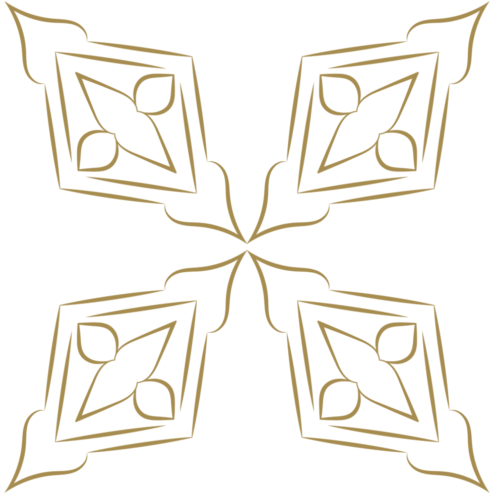 tribal geometric pattern icon. transparent pattern illustration png