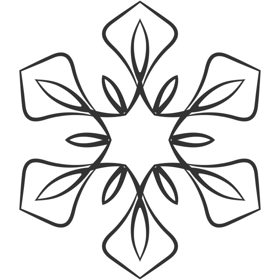 tribal geometric pattern icon. transparent pattern illustration png