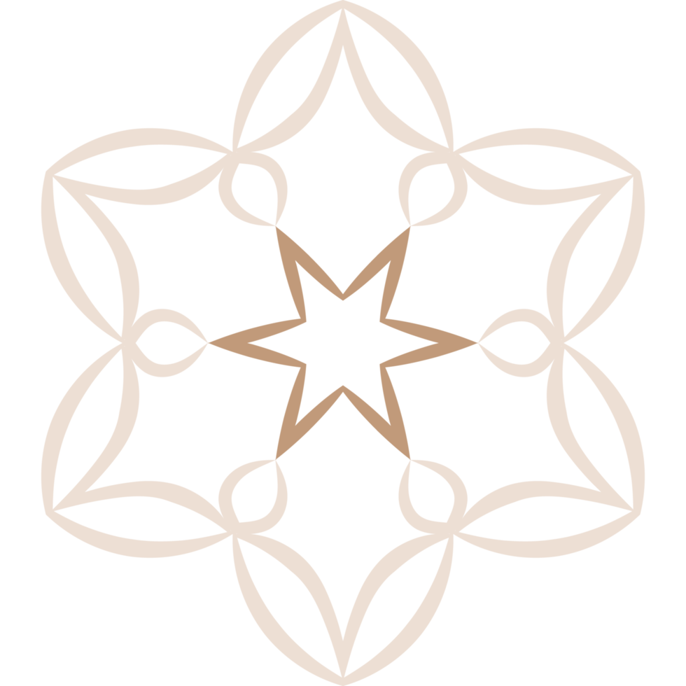 tribal geometric pattern icon. transparent pattern illustration png