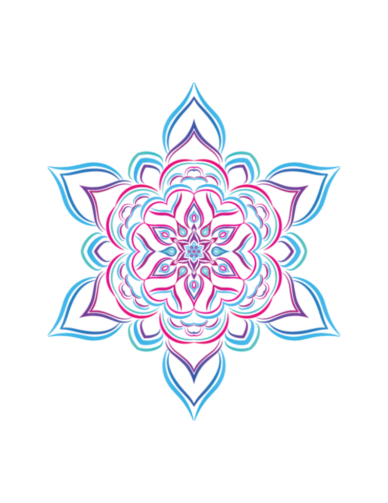 modern simple mandala png