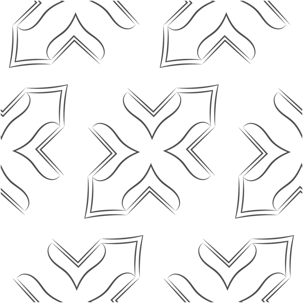 Stammes- geometrisch Muster Symbol. transparent Muster Illustration png