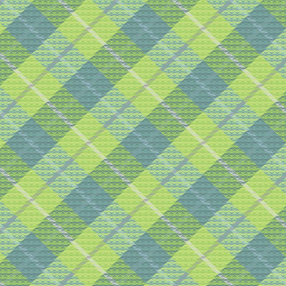 Tartan plaid pattern with texture and summer color. vector