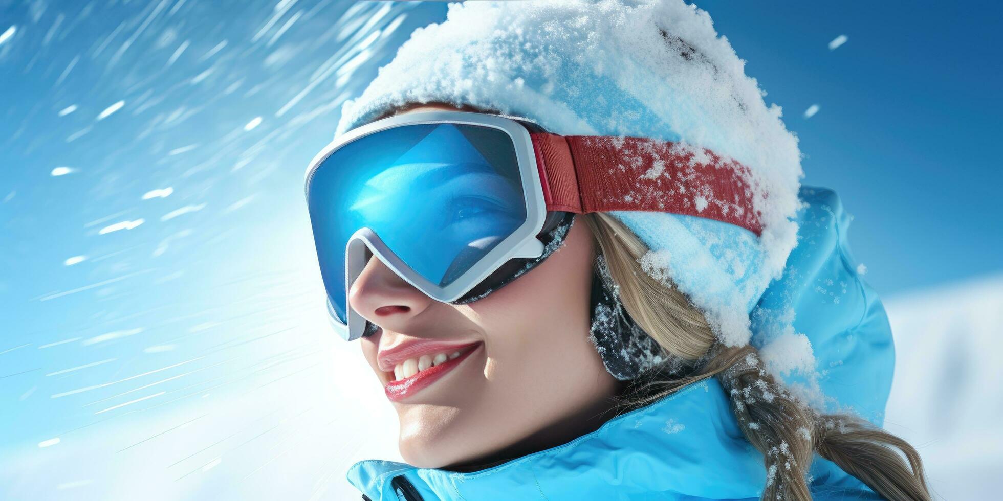 ai generado cómo a mejorar tu esquiar habilidades con rapidez y con confianza foto
