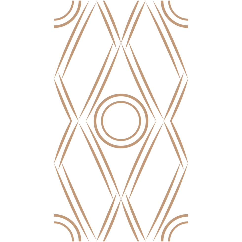 tribal geometric pattern icon. transparent pattern illustration png