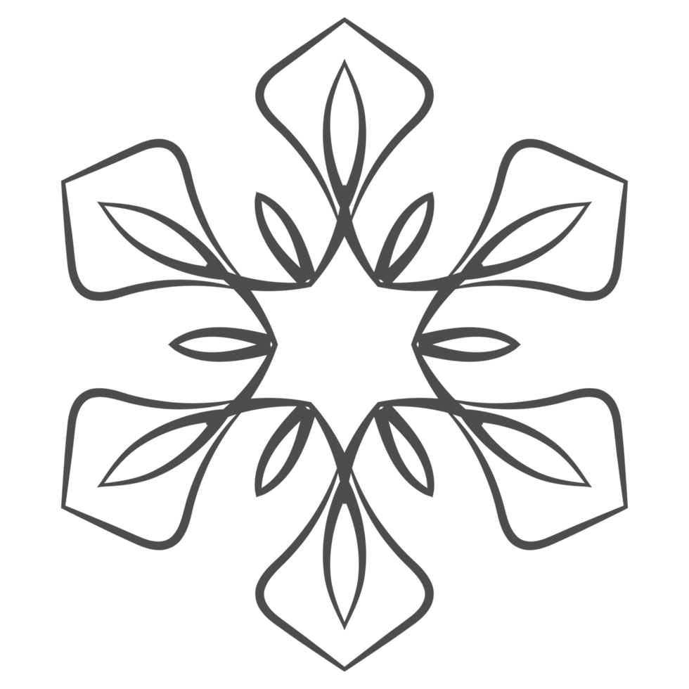 tribal geometric pattern icon. transparent pattern illustration png