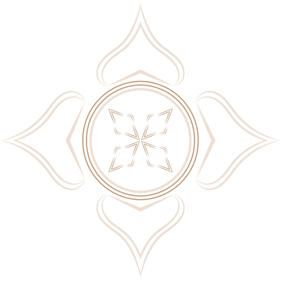 tribal geometric pattern icon. transparent pattern illustration png