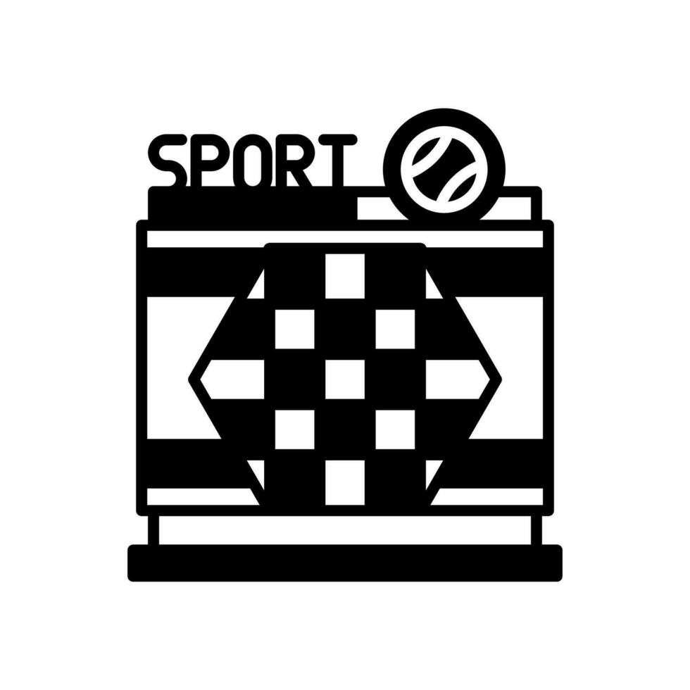 deporte equipo icono de tienda en vector. ilustración vector