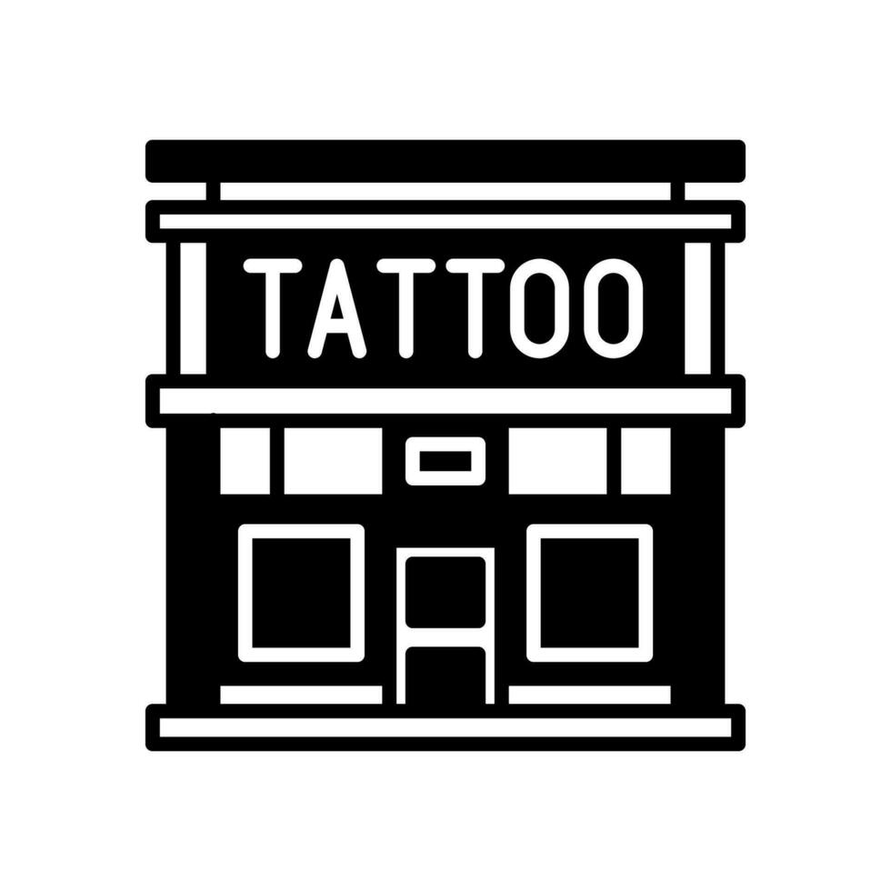tatuaje salón en vector. ilustración vector