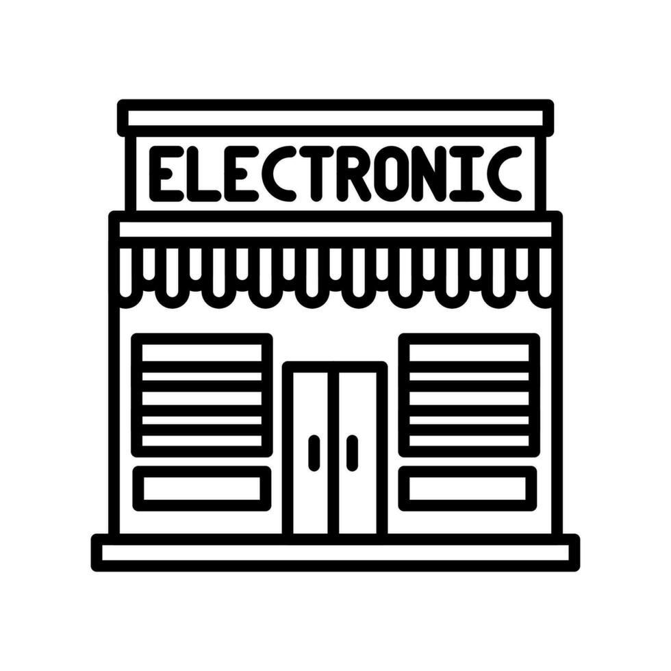 Electronic Storeicon in vector. Illustration vector