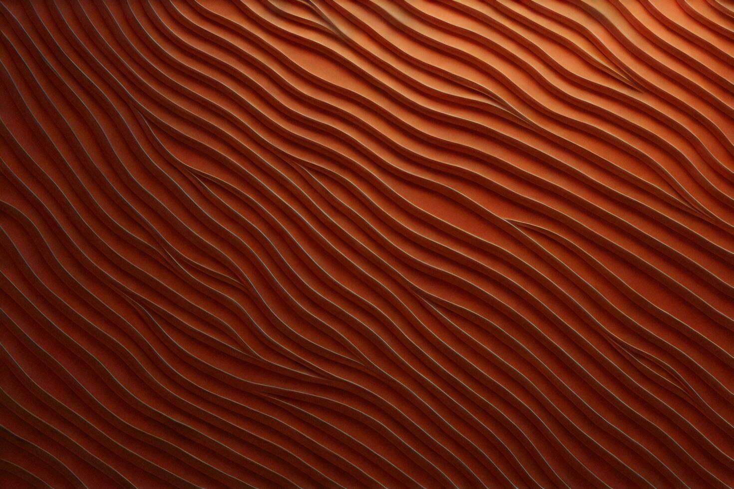 AI generated Red wavy background. generative ai photo