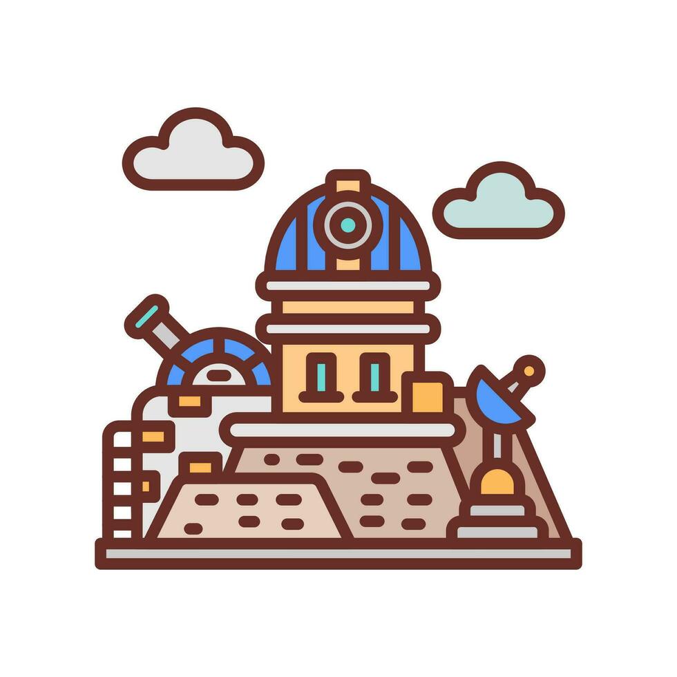 Observatoryicon in vector. Illustration vector